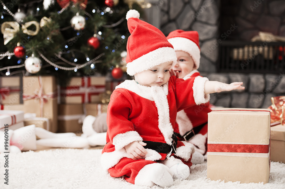 children waiting Christmas children waiting Christmas