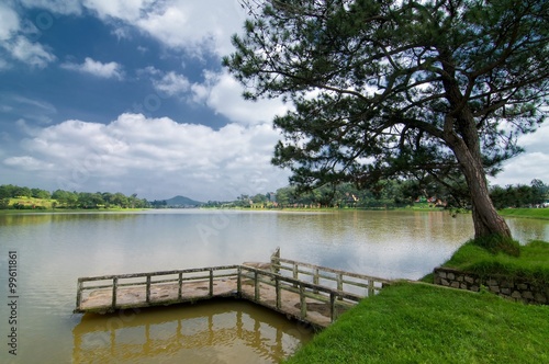  Xuan Huong lake in Lam Dong province, Vietnam.