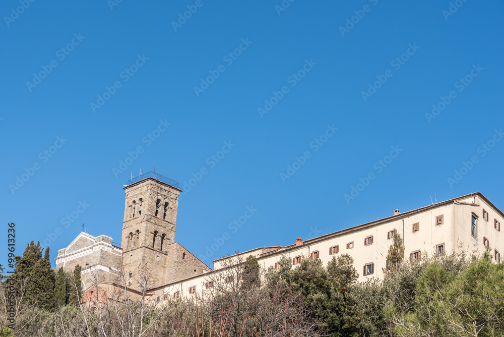The Basilica of Santa Margherita is located high in the town of Cortona and inside costodisce the relics of the Holy