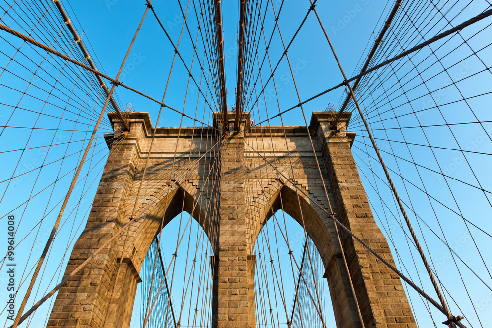 Fototapeta premium Struktura Mostu Brooklińskiego