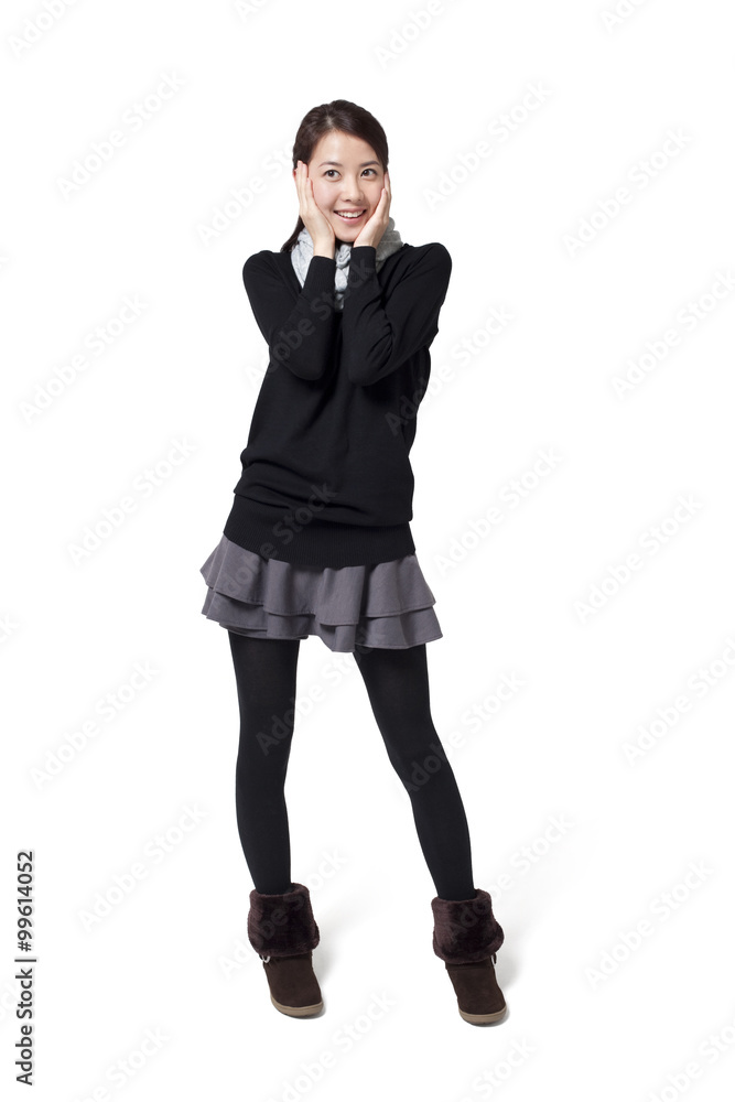 Portrait of stylish young woman Portrait of stylish young woman