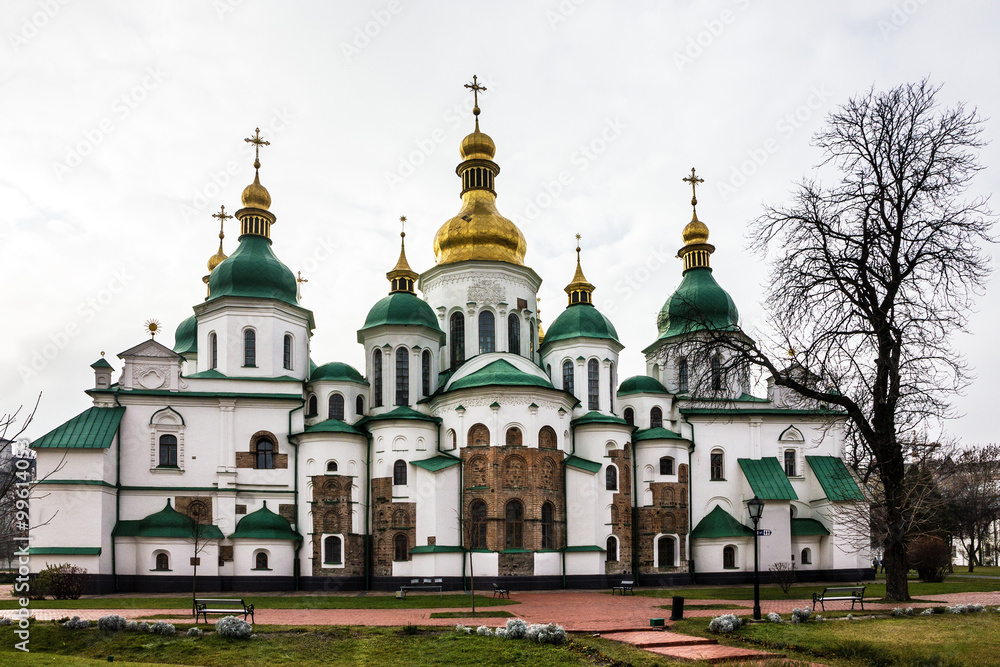 Kiev, Ukraine. Saint Sophia Monastery Cathedral, UNESCO 