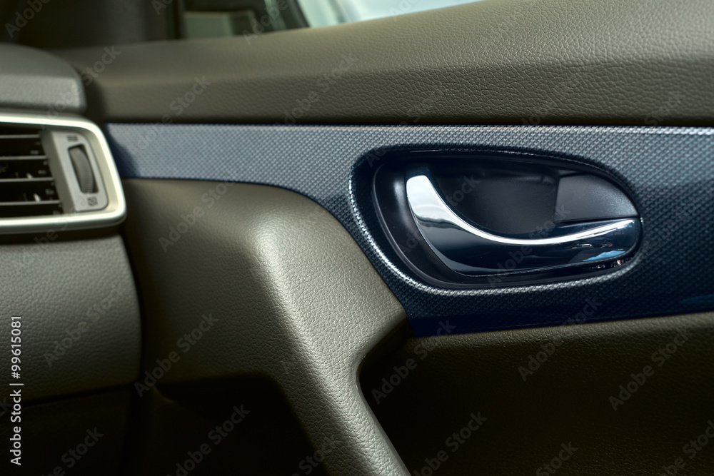 Car interior - front door view
