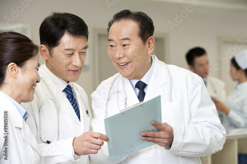 A team of doctors working together