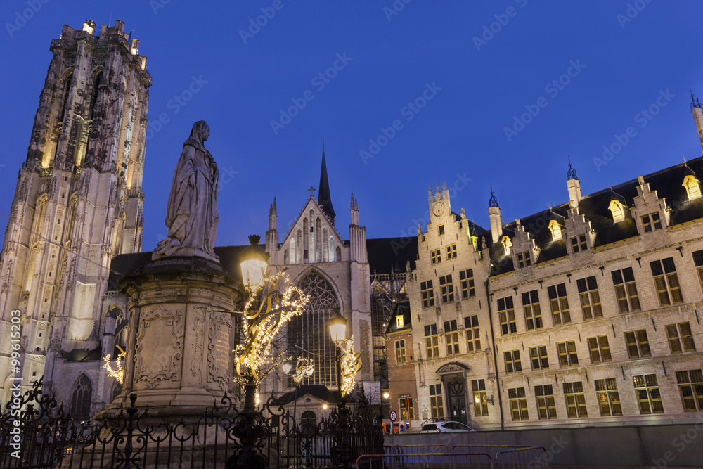 Saint Rumbold's Cathedral in Mechelen in Belgium