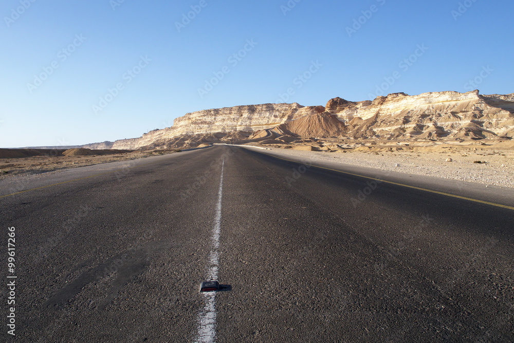 Road near Shuwaymiyah, Dhofar region, Oman