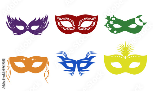 Karneval - Maske (Farbe)