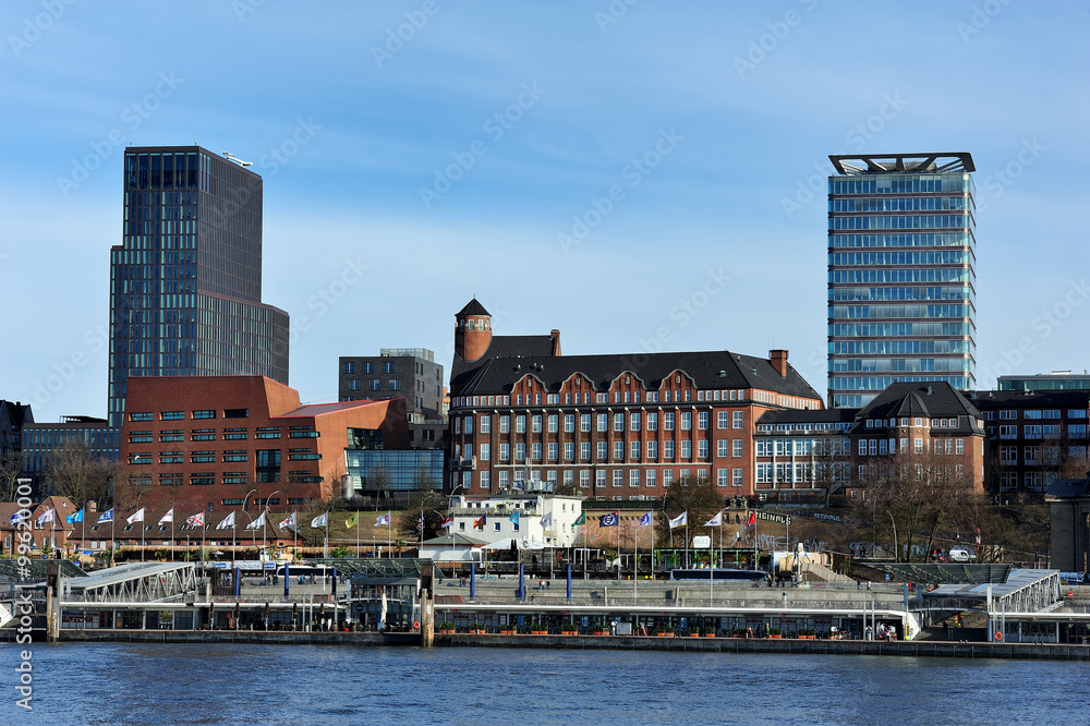 Modern architecture at Hamburg, Germany
