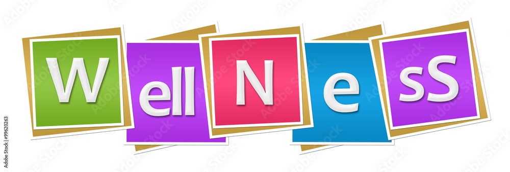 Wellness Colorful Blocks Wellness Colorful Blocks