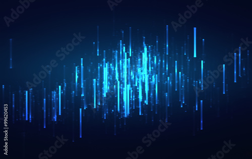 Futuristic lines data stream abstract background