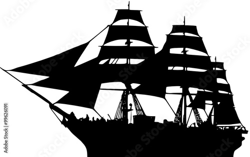  a sailing ship 