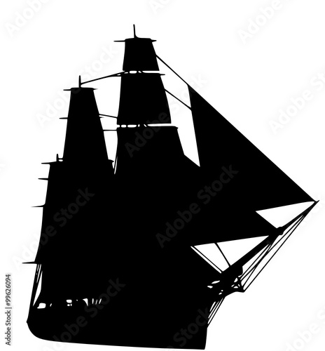 a sailing ship 