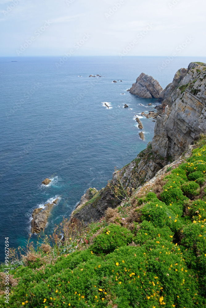 Cabo de Penas Asturien im Frühling