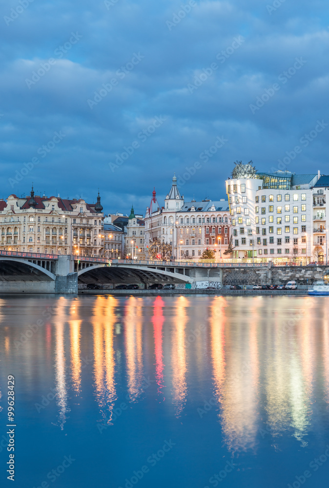 Prague Riverside View