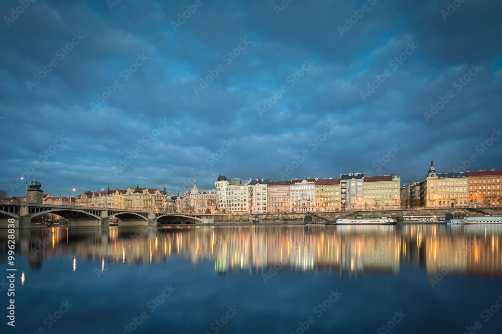 Prague Riverside View