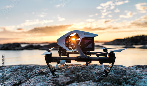 Naklejka Drone Sunset