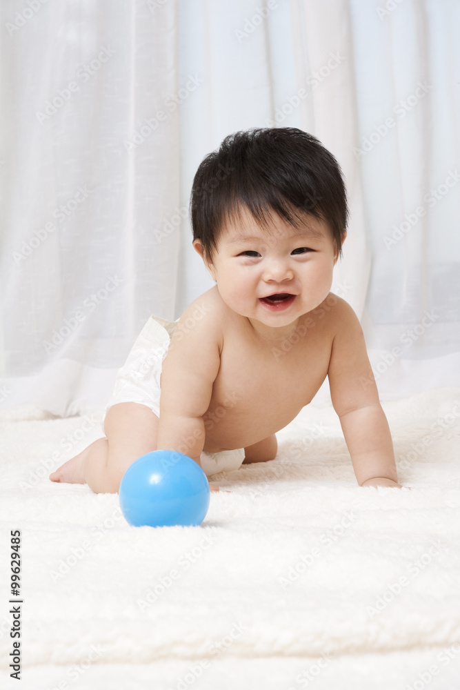 Portrait of a Happy Baby Stock Photo | Adobe Stock