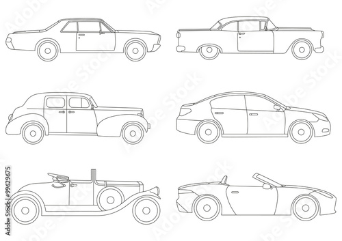 Set of cars
