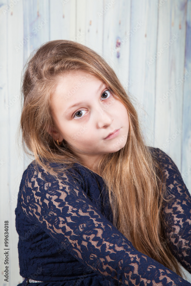 Fototapeta premium 10 year old girl