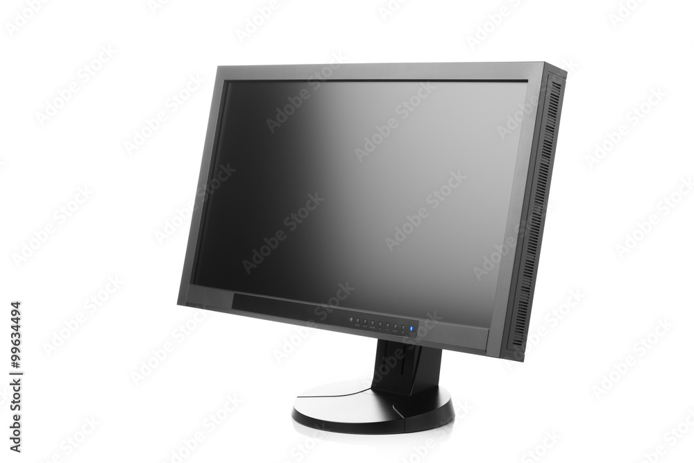 professional graphic monitor isolated on white professional graphic monitor isolated on white