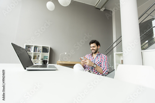 Young man at the office