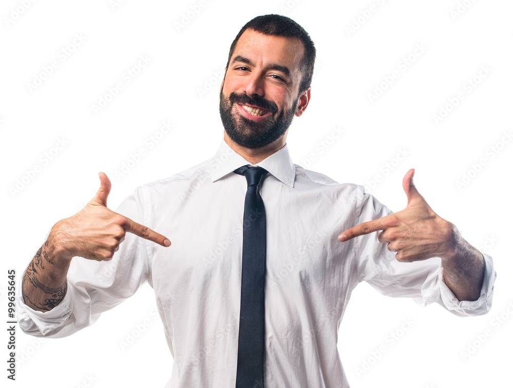 Man proud of himself Man proud of himself