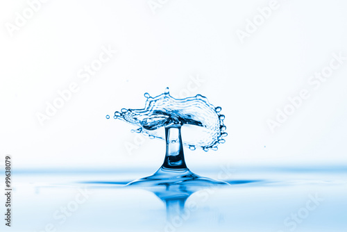 Water splashes background