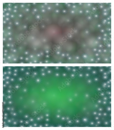 Space background illustration green