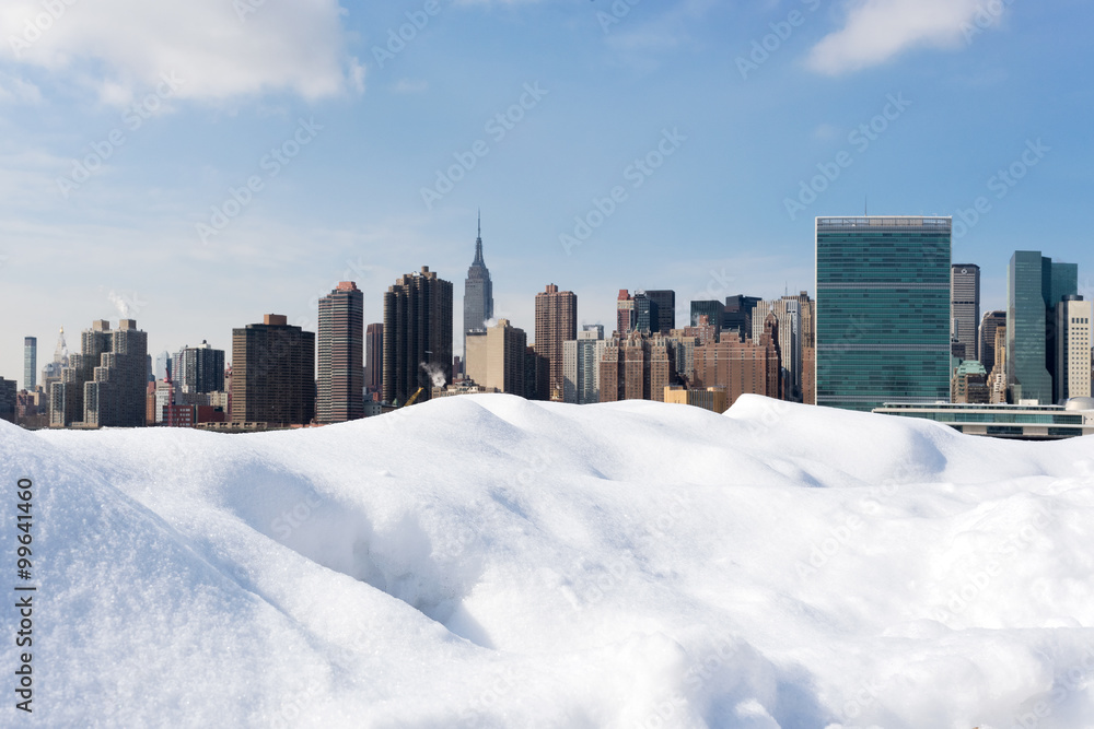 Fototapeta premium New York City in Winter