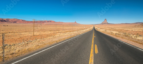 Road to Monument valley, Arizona photo