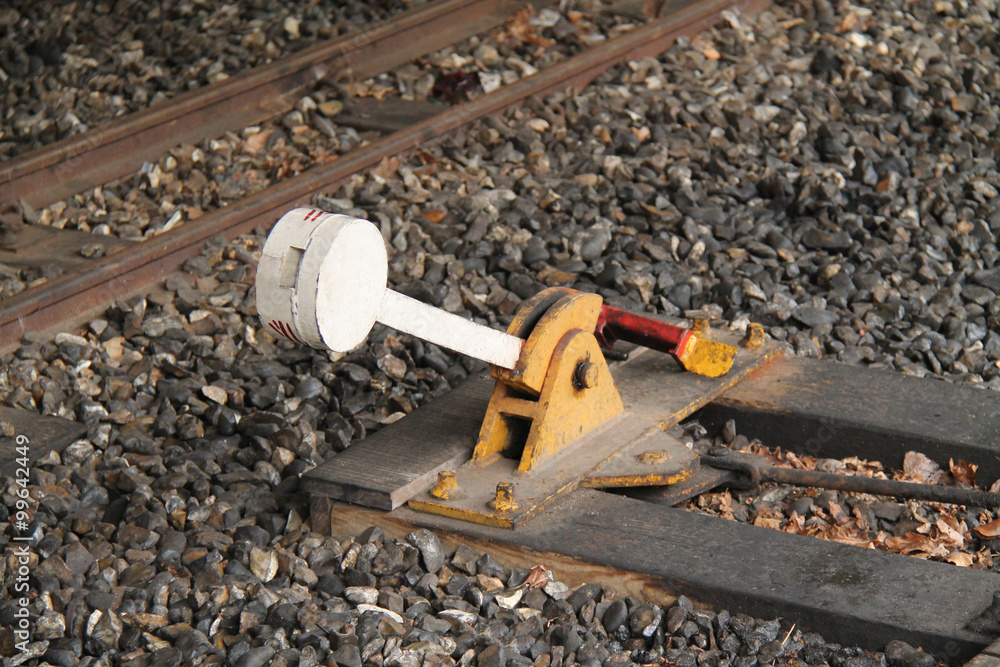 custom made wallpaper toronto digitalA Classic Narrow Gauge Railway Train Points Lever.