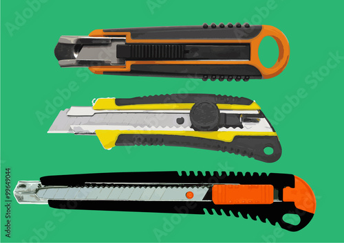 cutter, utility knife theme element