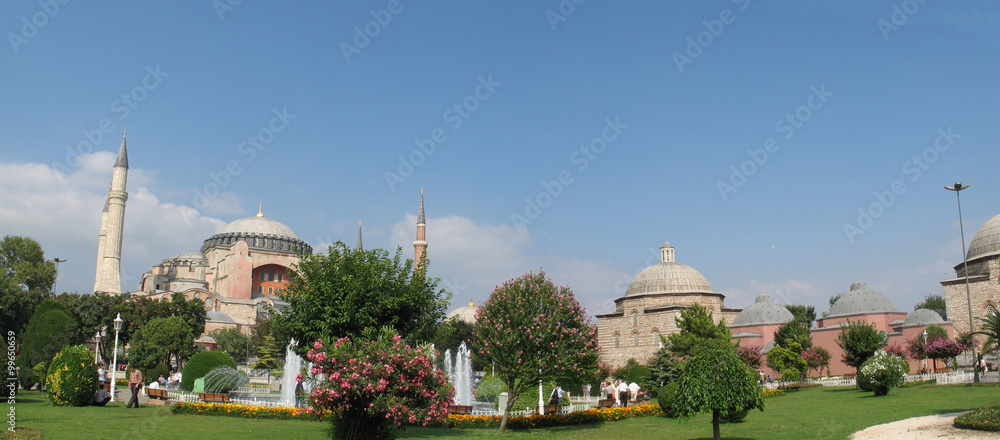 Sultanahmet square and Hagia Sophia
