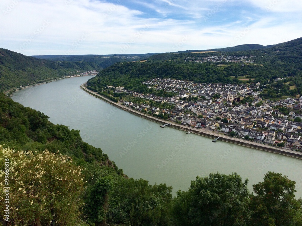 Fototapeta premium Hoch über dem Rhein