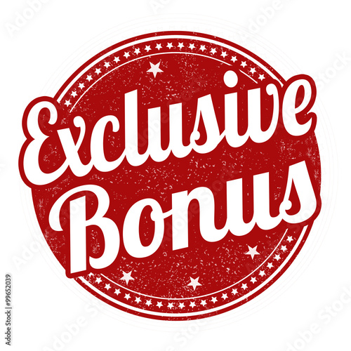 Exclusive bonus stamp