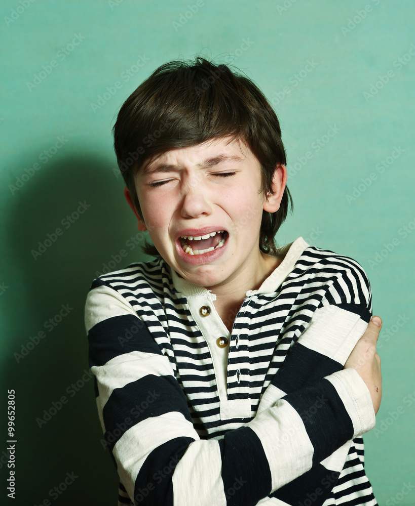 boy teen crying have nervous emotional breakdown Stock Photo Adobe Stock