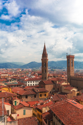 Ausblick auf Florenz Kirche