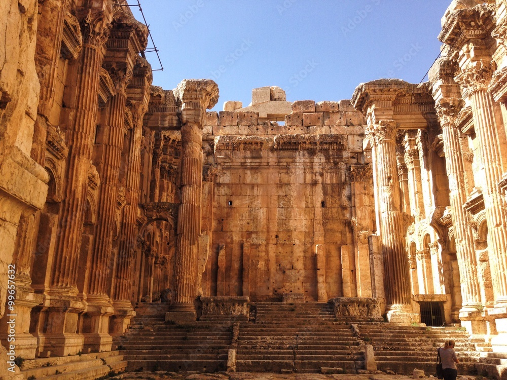 Fototapeta premium Świątynia Bachusa w Baalbek w Libanie