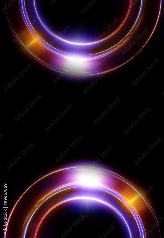 Abstract background and color circle effect, color background.
