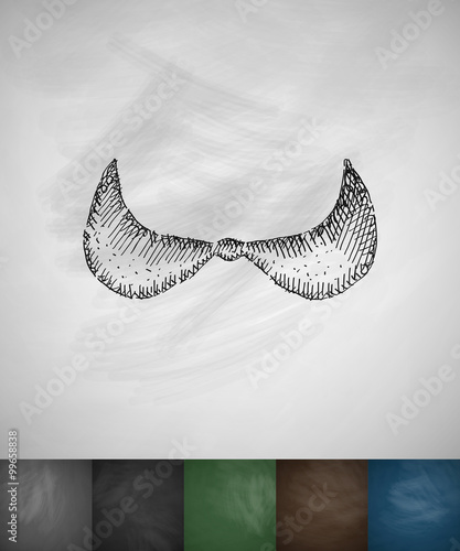 swimsuit icon. Hand drawn vector illustration
