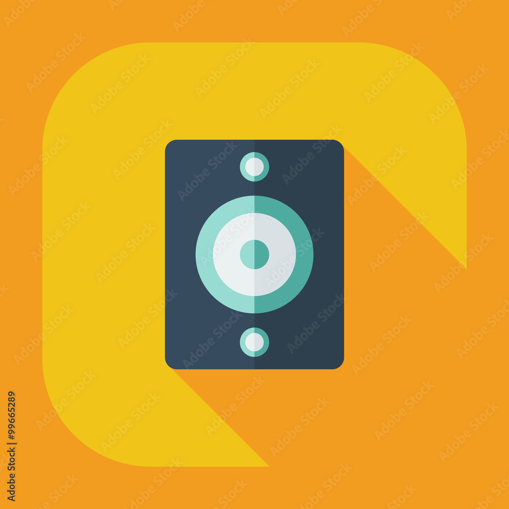 Flat modern design with shadow icons audio Flat modern design with shadow icons audio