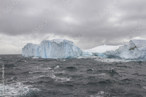 Iceberg in Drake Passage near Shetland Islands