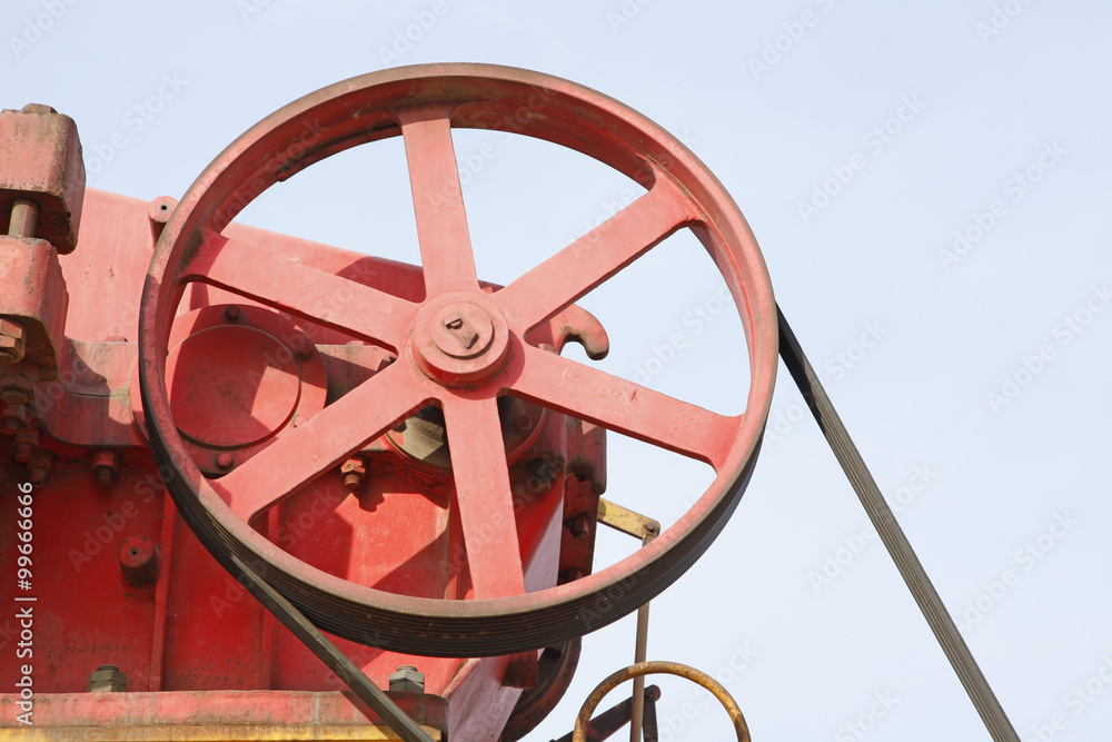 Transmission wheel on the machinery and equipment