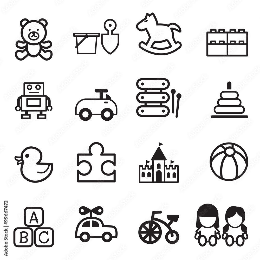Toy icons Toy icons
