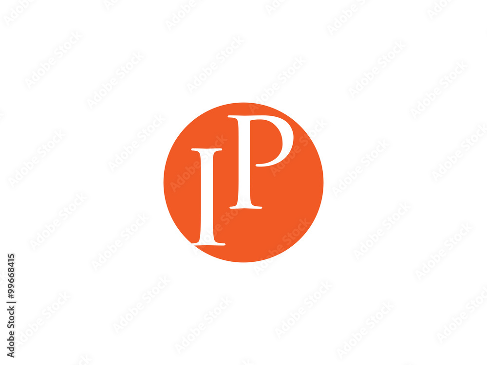 Double IP letter logo