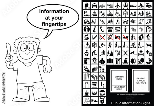Make your own public information sign 