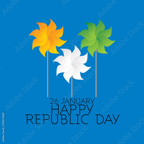 creative republic day concept vector 