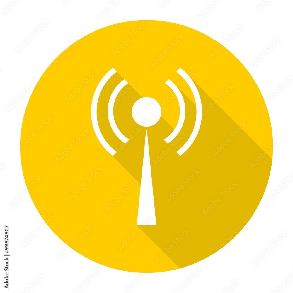 Wi-Fi Icon with long shadow