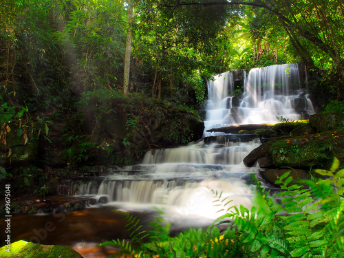 Mundang waterfall, a beautiful waterfall in Thailand