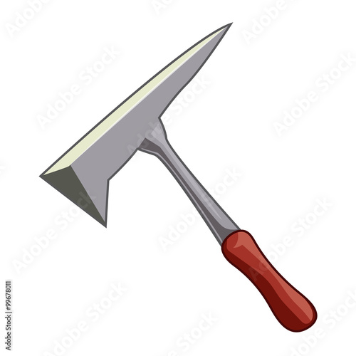 pick axe isolated illustration